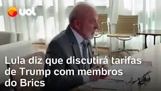 Lula diz que discutir&aacute; com membros do Brics a guerra comercial do presidente dos EUA, Donald Trump