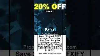 FXIFY Discount &mdash; 20% OFF All Accounts (Limited-Time) |  New Discount Code | Prop Firm Coupon Code