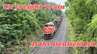 Waiting it out at the Denfield Rd