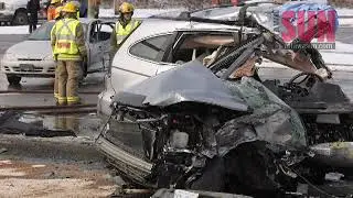 Horrific crash on Hunt Club Rd.