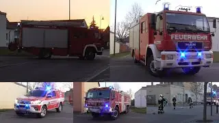 [MIT ALLEN 3 TANKER!] FF Aken(Elbe) rückt mit LF16/12 + Kdow + TLF16/12 + GTLF9000 zum Einsatz aus