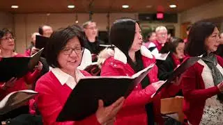 St Mary's Choir singing at CMCC 2018 Midnight Mass