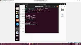 how can we run linux operating system and creat a C based program