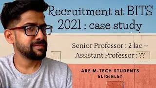 Faculty Recruitment at BITS ? How is the general eligibity criteria? M-Tech or PhD? #bits