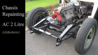 Re-painting the chassis - 1949 AC 2 Litre (slideshow).