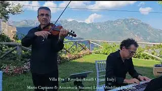 Villa Eva | Ravello | Amalfi Coast | Italy live wedding music by Mario Capuano wedding planner