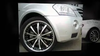 F1 Wheel & Tyre: Mercedes ML63 22x10 22x8.5 Lexani LSS10