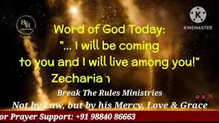 #Daily Bible Verse (English), #14/01/2026, #Zechariah 2:10 (T4T), #Break The Rules Ministries