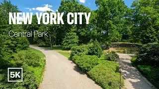 [5K] New York City 🗽 Summer Walk - Central Park Full Loop [Jun. 2022]