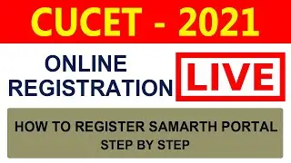 CUCET Online Registration | Live Demo | CUKERALA