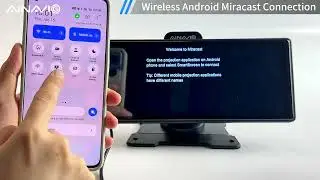 Car screen:Wireless Android Miracast Connection