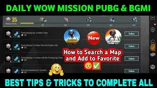 How to Complete Wow Daily Mission in Pubg mobile & Bgmi Explained | wow daily missions in bgmi