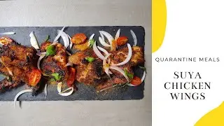 SUYA CHICKEN WINGS | HOW TO MAKE CHICKEN SUYA WINGS | CHICKEN SUYA AT HOME | COOK #WITHME