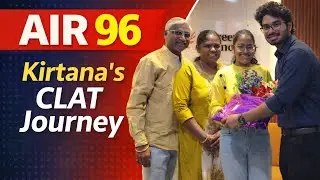 CLAT 2025 Success Story | AIR 96 – Kirtana