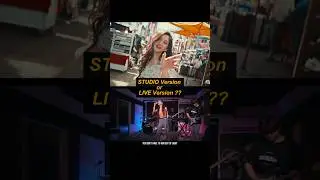 Turning an EDM song into live acoustic 🎸&hearts;️ which version wins? DANCE ALONE Live Acoustic out now!