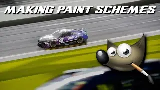 How to Make NASCAR Paint Schemes using GIMP for NR2003/Roblox