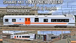 Share Add Ons M1 16 ITD New Livery Trainz Simulator Android || Reskin By BangAde