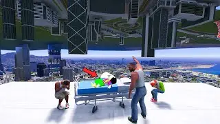 Can Franklin Save Shinchan from the Flipped Indian Bike Driving 3D City in GTA 5!