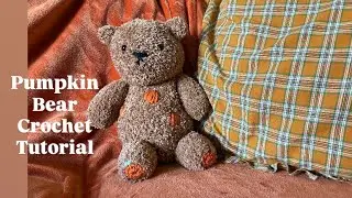 Pumpkin Bear crochet tutorial 🎃 Fall cozy amigurumi 