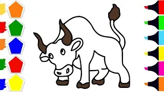 How to Draw a Powerful Bull | Easy Step by Step Tutorial