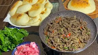 قمت من الفجر عجنت وخبزت😍🇸🇦😍