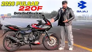2026 Pulsar 220F Detaild Review🔥Mileage, Top Speed, Price & Real Riding Experience