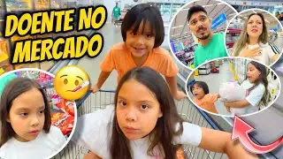 FUI COM FEBRE PRO MERCADO E OLHA O QUE ACONTECEU LÁ 🤒 * Vlog * 
