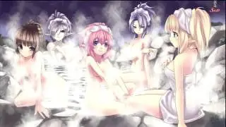 Record of Agarest War 2 True end Walkthrough part 097 Super Ecchi Hot spring event III