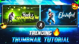 How To Edit free fire Montage Thumbnail Like @AloneboyFF 😱// free fire thumbnail kaise banaen🔥