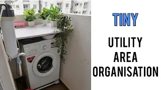 Utility Area Organization | Small Laundry Area Arrangement | Clean and Organize with Me