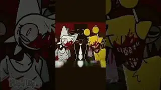 (black x Wenda x Simon vs gray x jevin x funbot ) #fnaf  #shorts #sprunkisong #sprunki horor