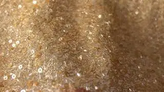 Gold Beaded and Sequin Lace fabric - Britte