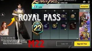 New Royal Pass M22 |||Free Emote||Royal Pass M22 1to50 Rp rewards ||Samsung a11 ,j11,a32,a31,