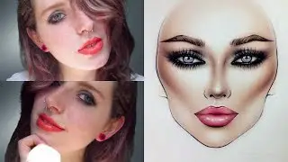 Recreating @MILK1422's Facechart | Sara Saberi