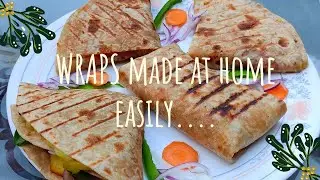 Tasty snack | Wraps made at home easily #mariattasworld #wrap