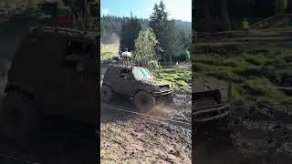 mudding 😮 #mitsubishi #m57 #m57d30 #offroad #mud #mudding #4x4
