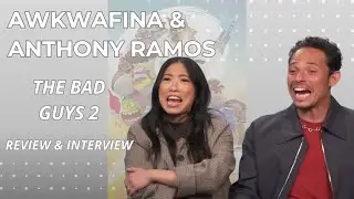 Anthony Ramos & Awkwafina Fart Names + Bad Guys 2 REVIEW