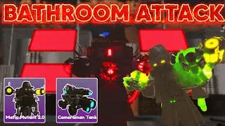 MAFIA MUTANT 2.0, CAMERAMAN TANK, & MORE IN BATHROOM ATTACK | Roblox
