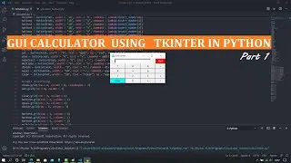 How To Make Simple Calculator In Tkinter Part 1 | Python