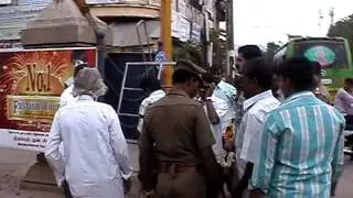 burn jan lokpal bill in rajapalayam 05.08.2011