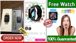Free me smart watch order kare From Meesho | Big loot | 100℅ real trick | #techwithsuheb #viral ||