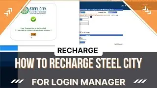 How to recharge SteelCity for login manager | How to load money on NSDL login manager | Speedowork