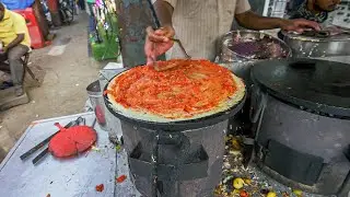 Mysore masala dosa: amazing 0.66$ Mumbai street food | 10 out of 10!