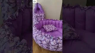 Round bed with playgym set/Newborn shopping