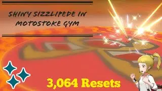 Shiny Sizzlipede in Motostoke Gym + Showcase & Evolution