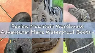 Review Mountain Warehouse Adventurer Mens Waterproof Boots - IsoDry Shoes with Synthetic Upper, Mesh