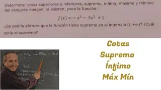 Cotas Supremo y Máximo
