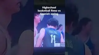 High school basketball game