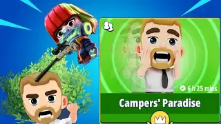 I AM A PRO AT CAMPERS PARADISE (Battlelands royale season 13 funny moments)