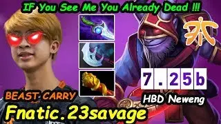 Fnatic 23savage [Riki] BEAST CARRY Stealth Assassin Insane Right Click Dota 2 pro gameplay